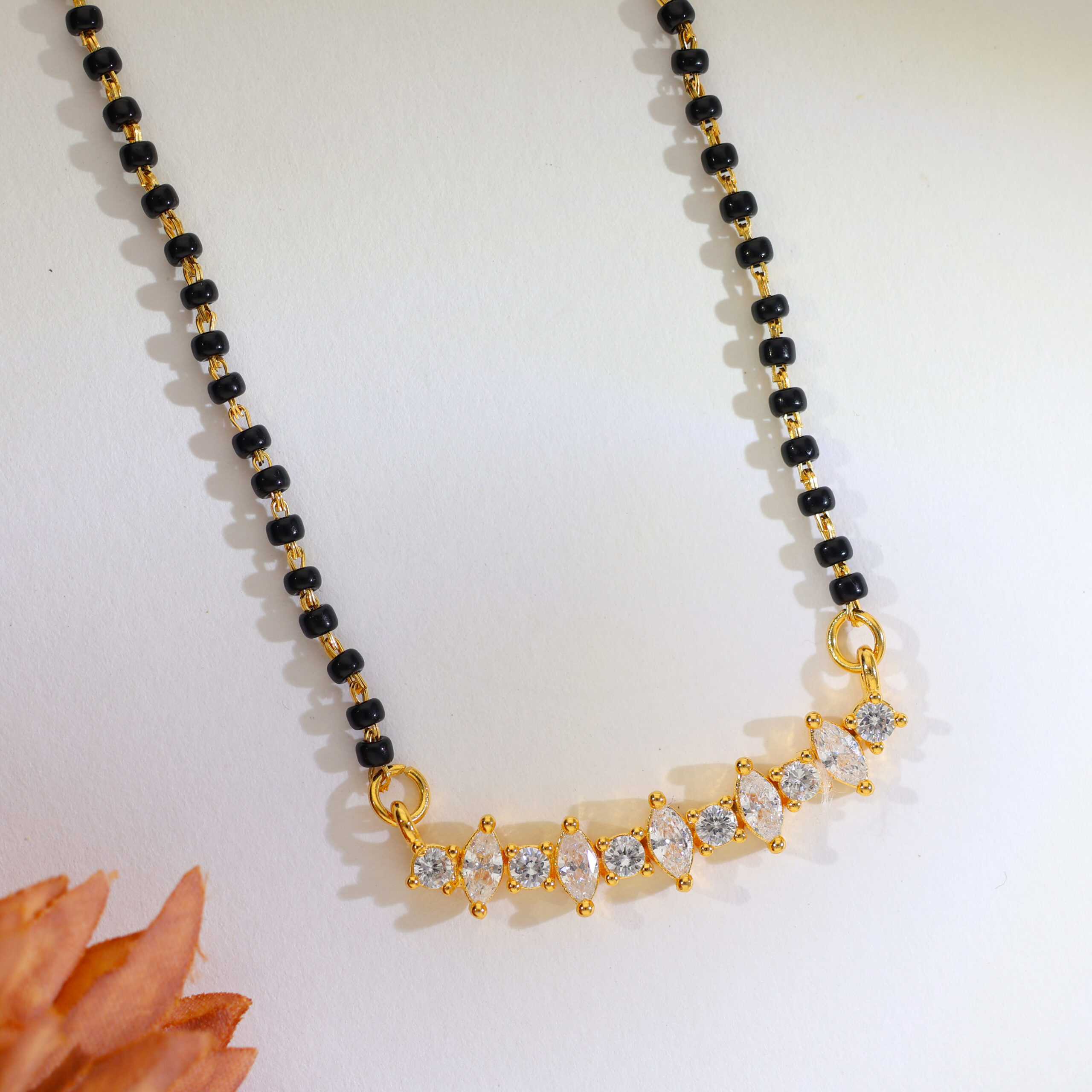 Tiny Glow Line Mangalsutra - Image 5