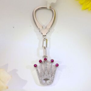 Ruby Crown Spark Key Chains