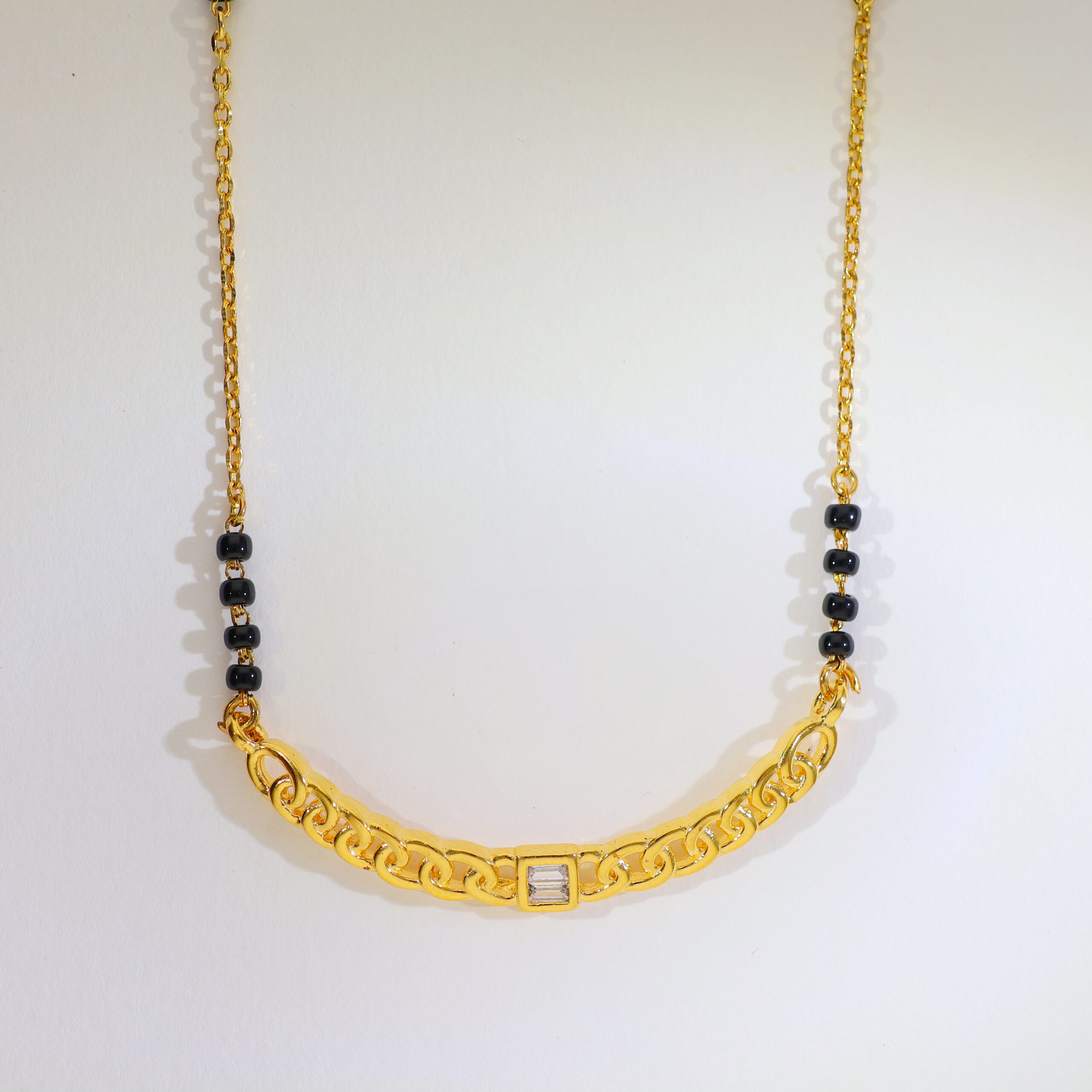 Modern Link Charm Ladies Mangalsutra - Image 2