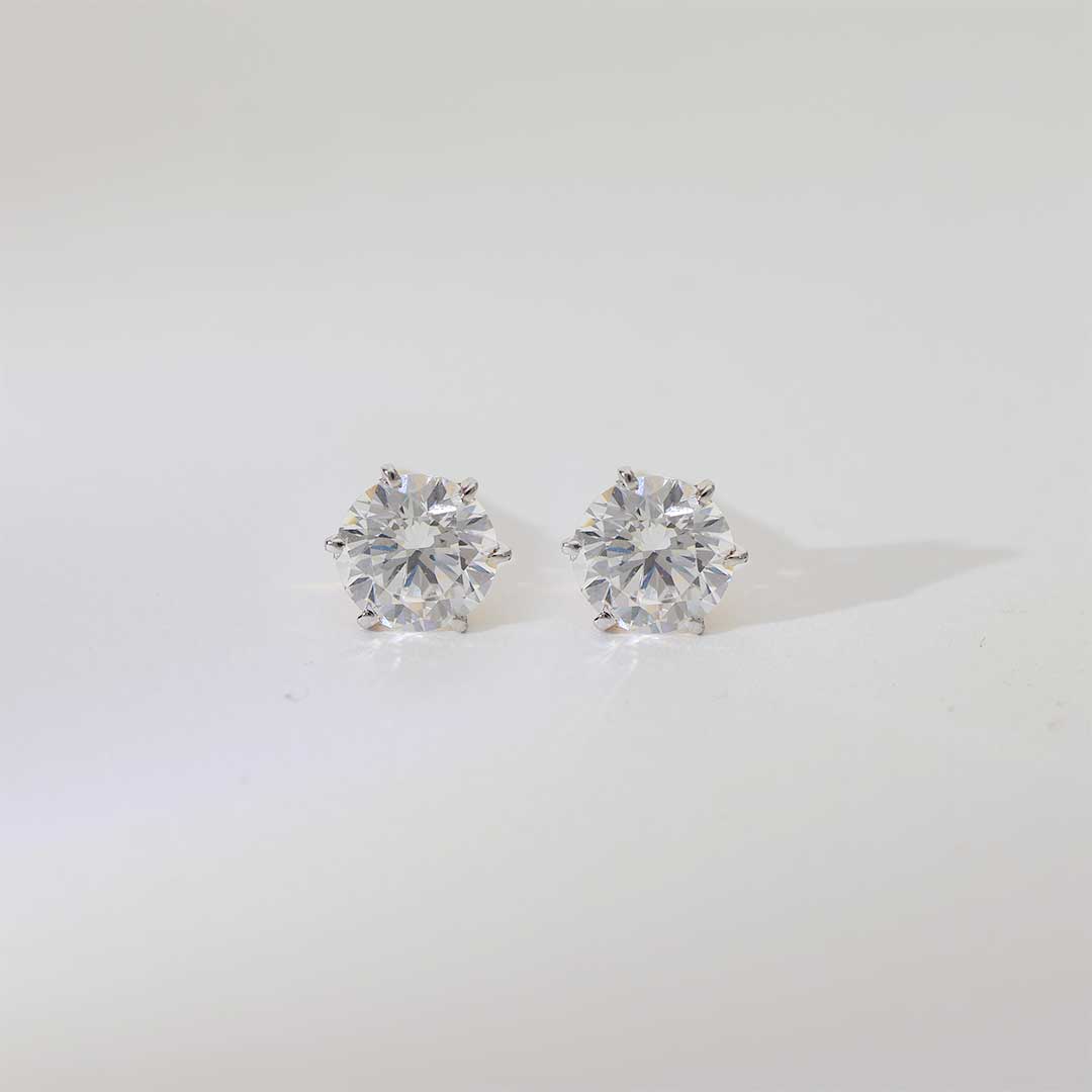 Timeless Round diamond Earring - Image 2