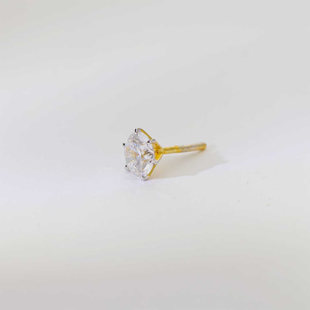 Timeless Round diamond Earring - Image 5