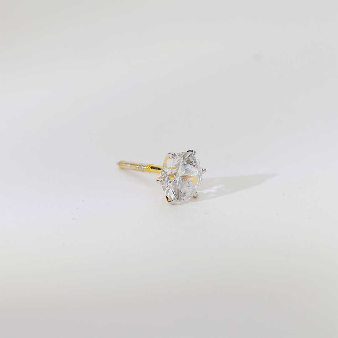 Timeless Round diamond Earring - Image 4