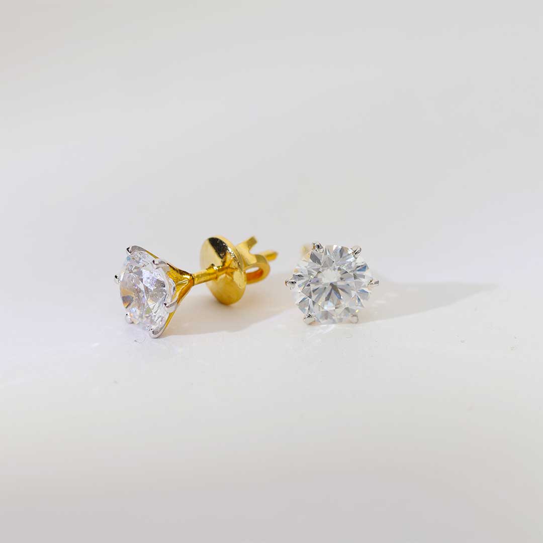 Timeless Round diamond Earring - Image 6