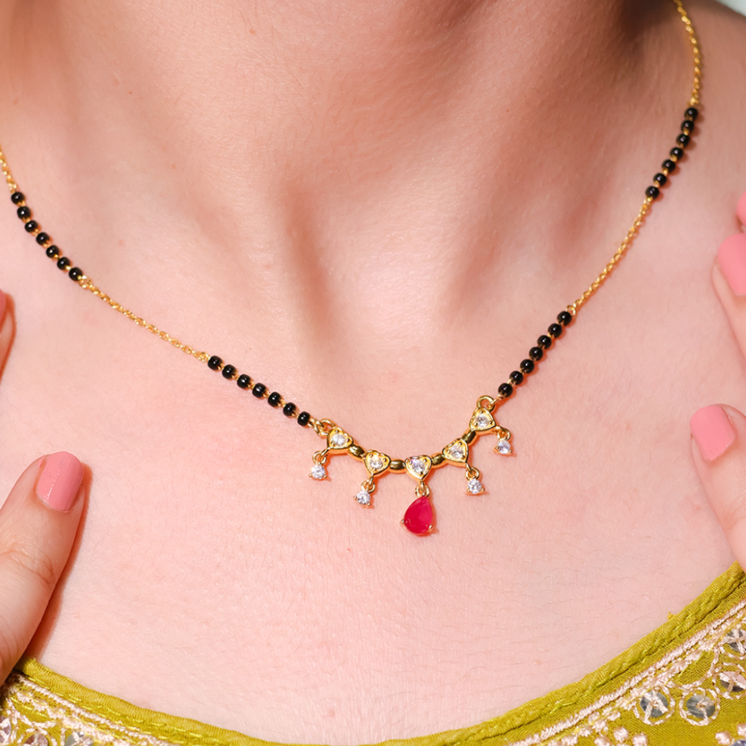 Love Beads Curve Ladies Mangalsutra