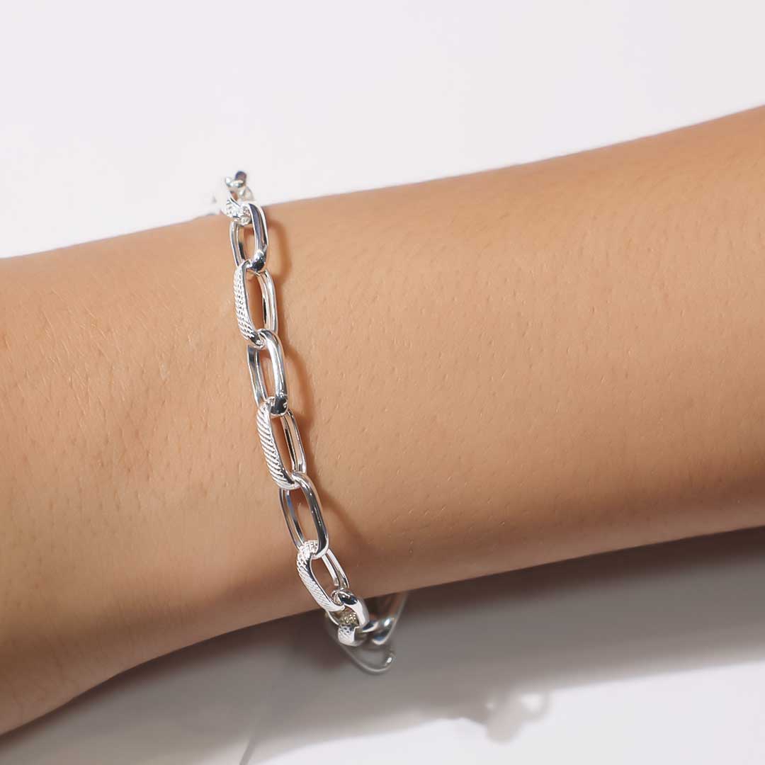 Smooth Oval Link Baby Bracelet