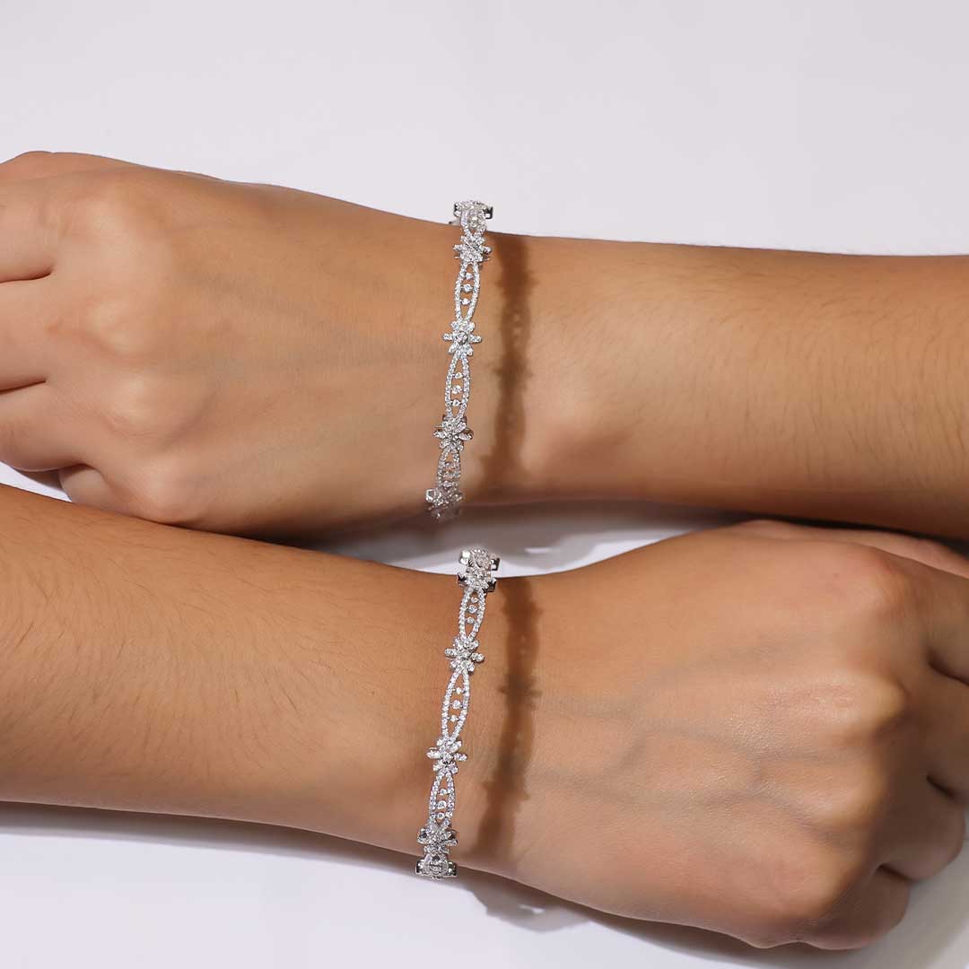 StarBloom Crystal Bangles