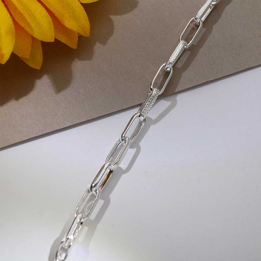 Smooth Oval Link Baby Bracelet - Image 6
