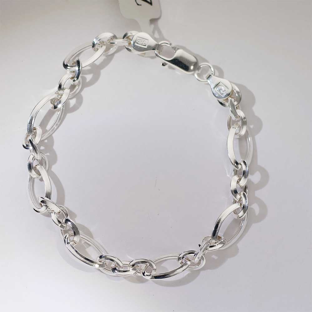 Shiny Duo Link Baby Bracelet - Image 3