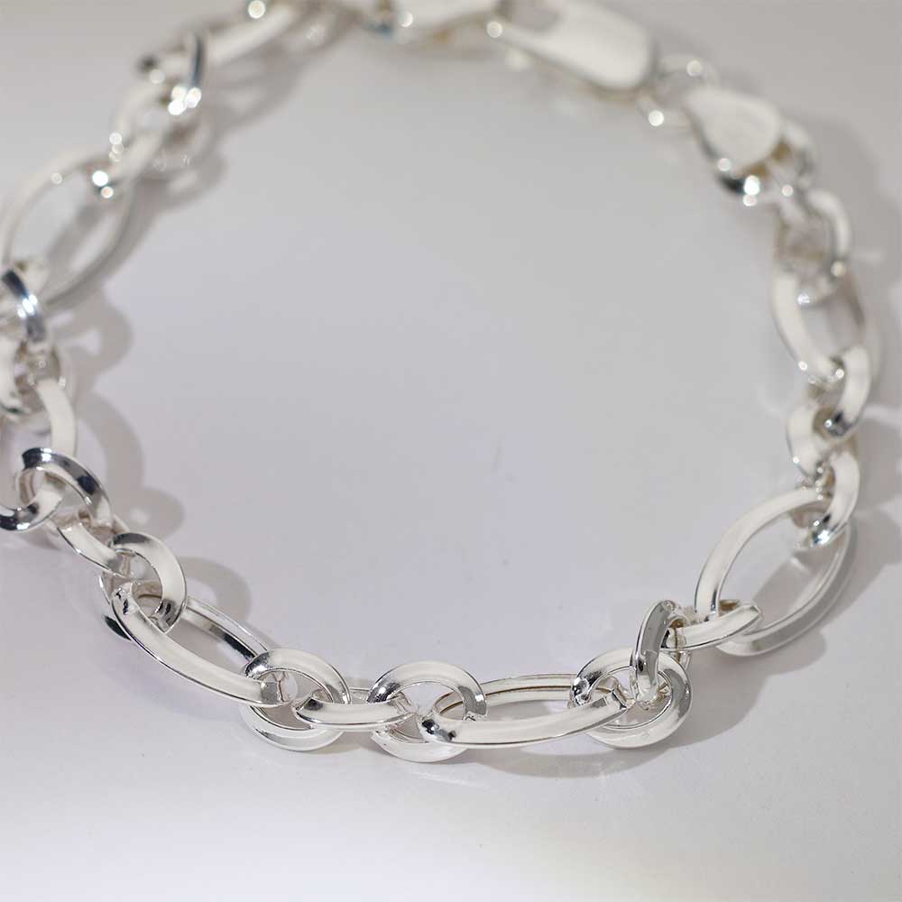 Shiny Duo Link Baby Bracelet - Image 2