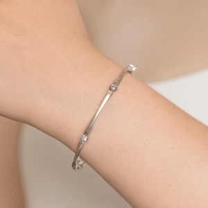Daily Shine Silver Bangles