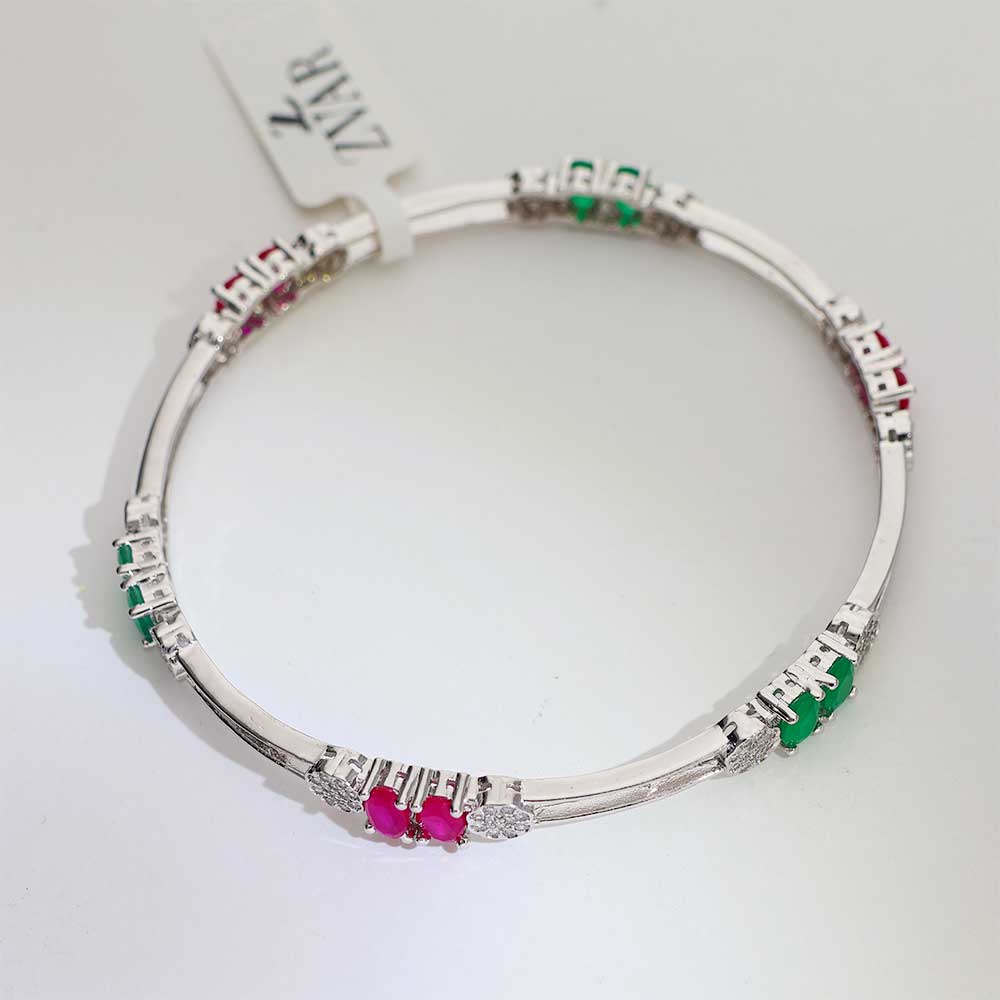 Ruby Emerald Duo bangles - Image 4