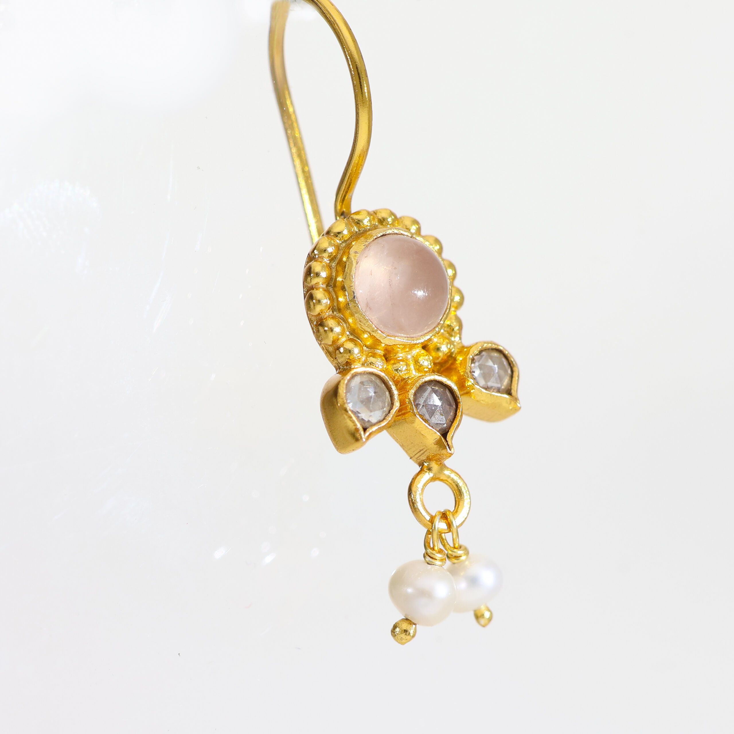 Sunehri Noor Kundan Earrings - Image 4