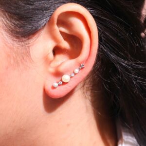 Pearl Drop Grace ladies Ear Cuffs