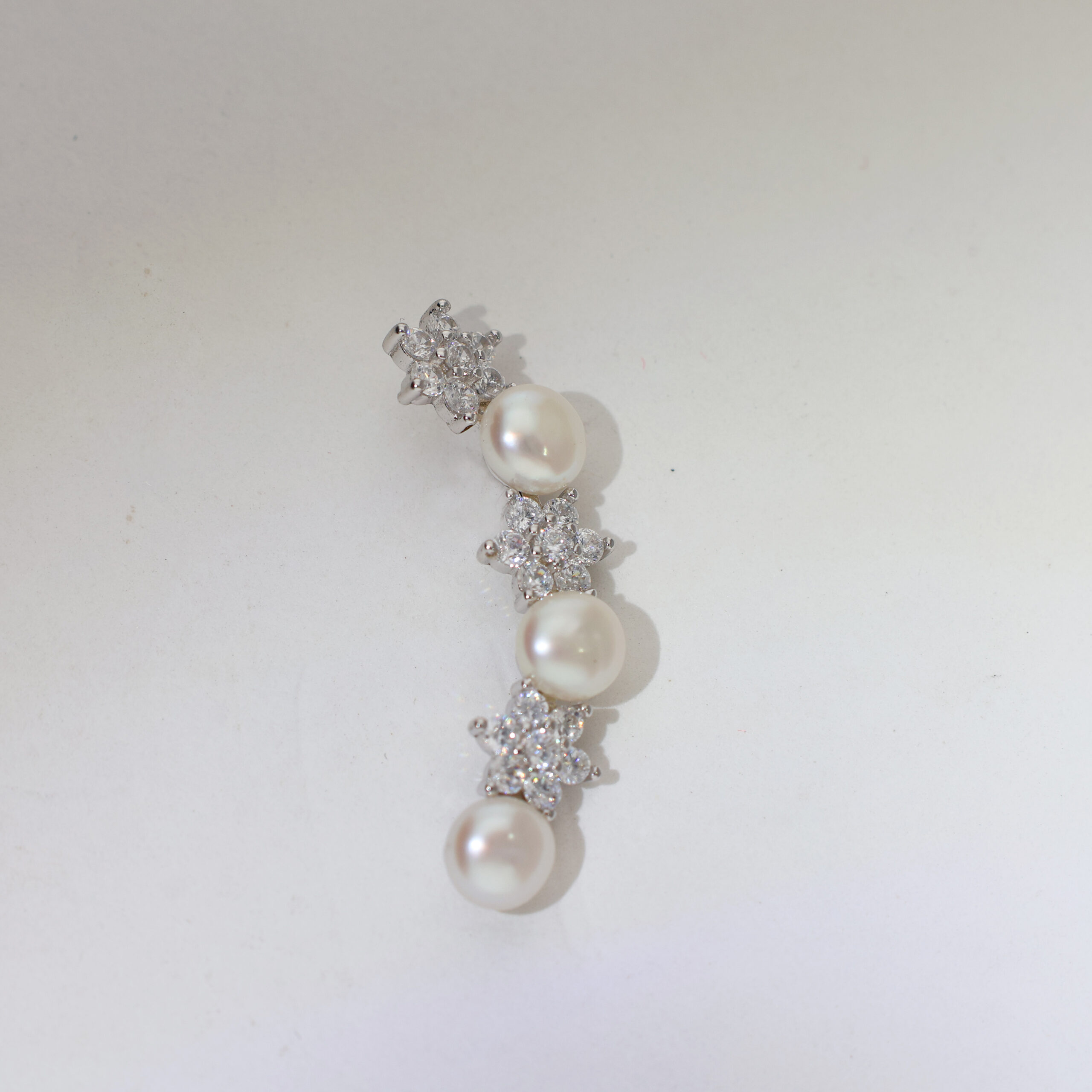 Starry Pearl Line ladies Ear Cuffs - Image 3