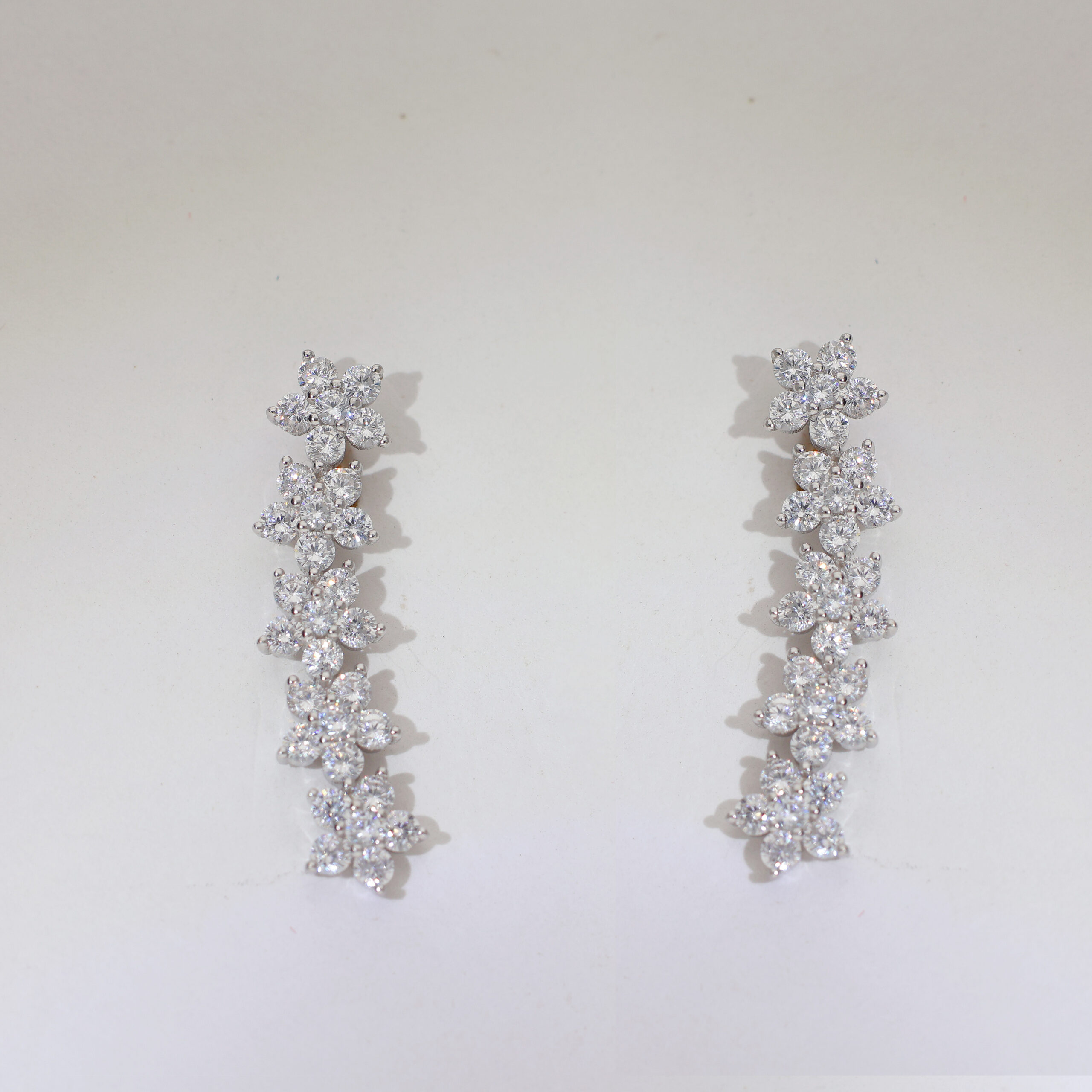 Star Bloom Row ladies Ear Cuffs - Image 2