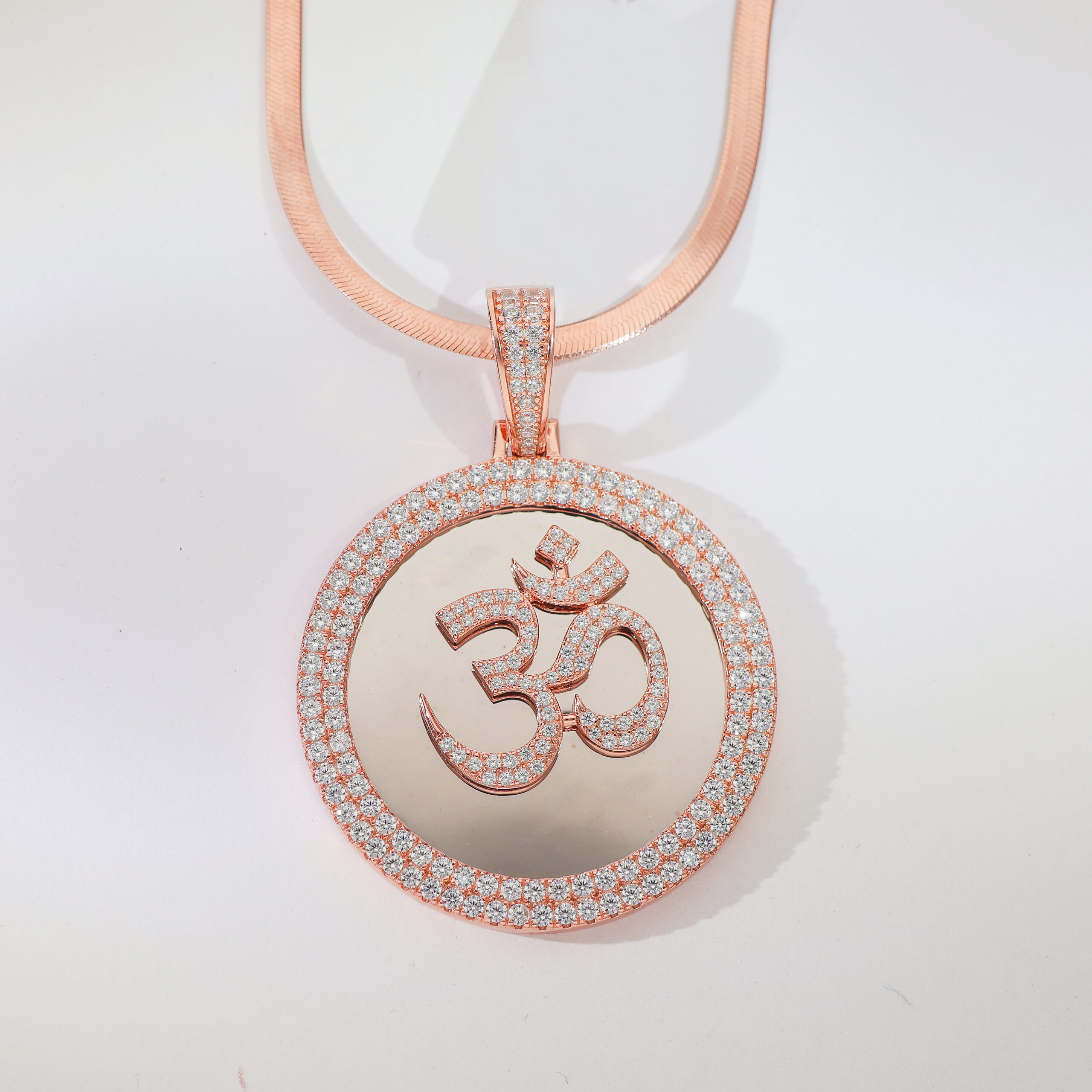 God Grace Om Round Pendant/ Without Chain - Image 2