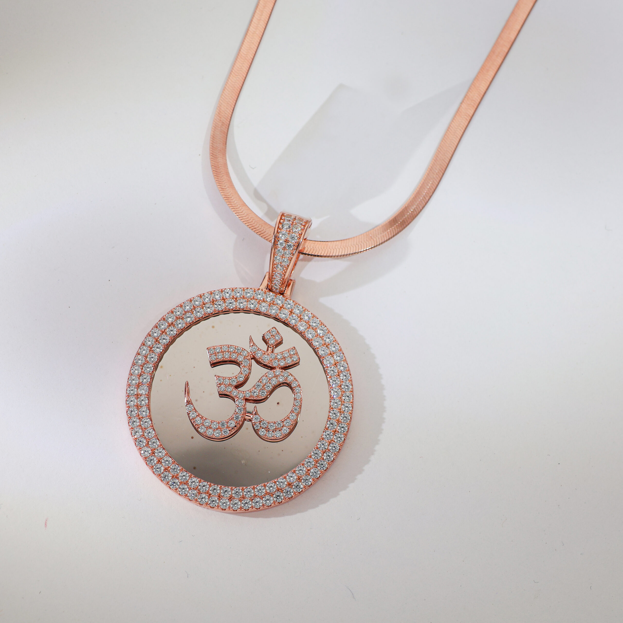 God Grace Om Round Pendant/ Without Chain - Image 3