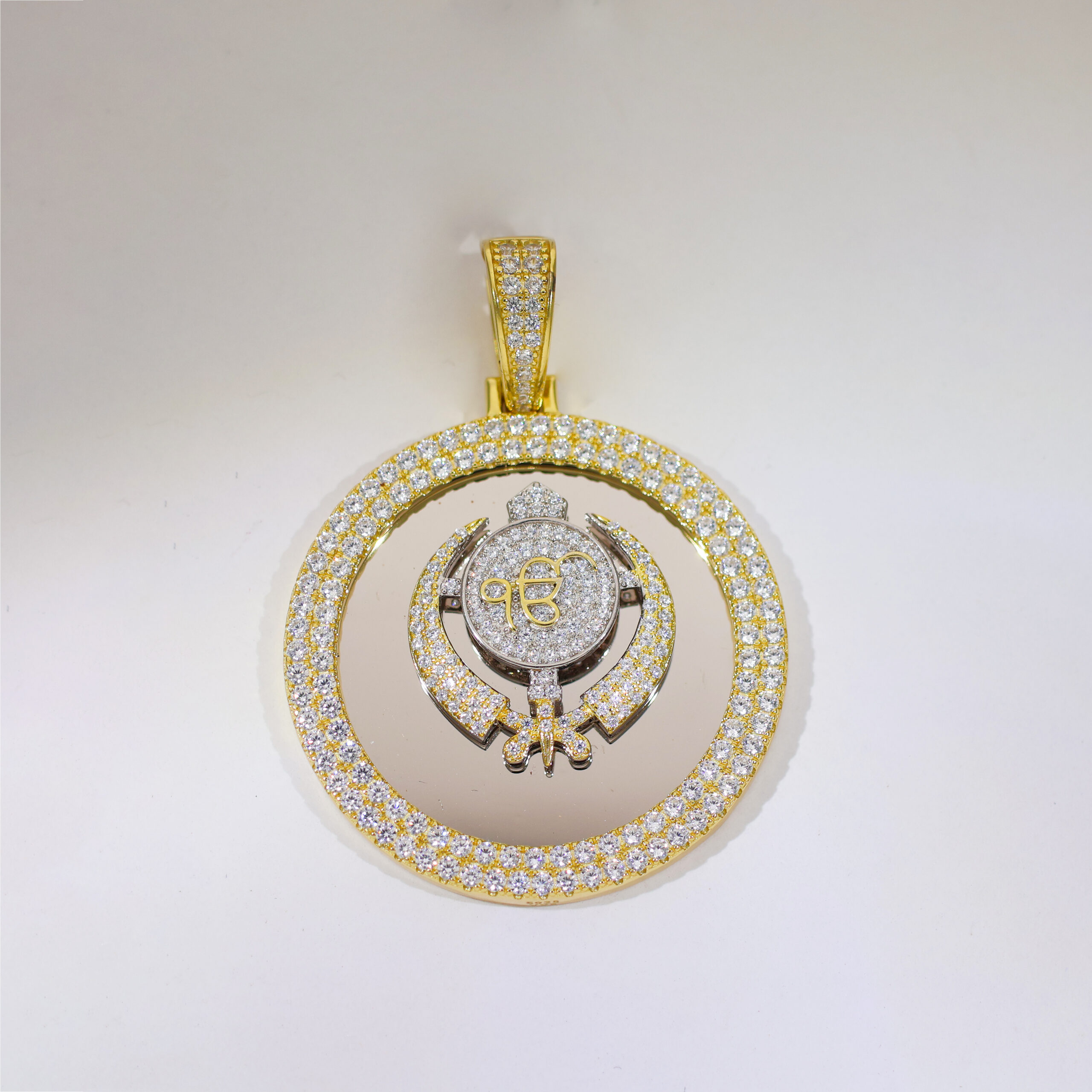 Ik Onkar Halo God Pendant/ Without Chain - Image 4