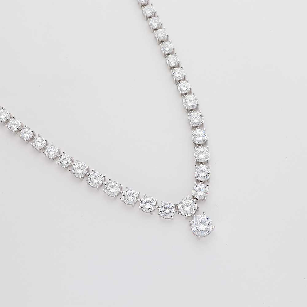 Classic Solitaire Line necklace set - Image 4