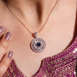 Scarlet Radiance Pendant Set/ Without Chain