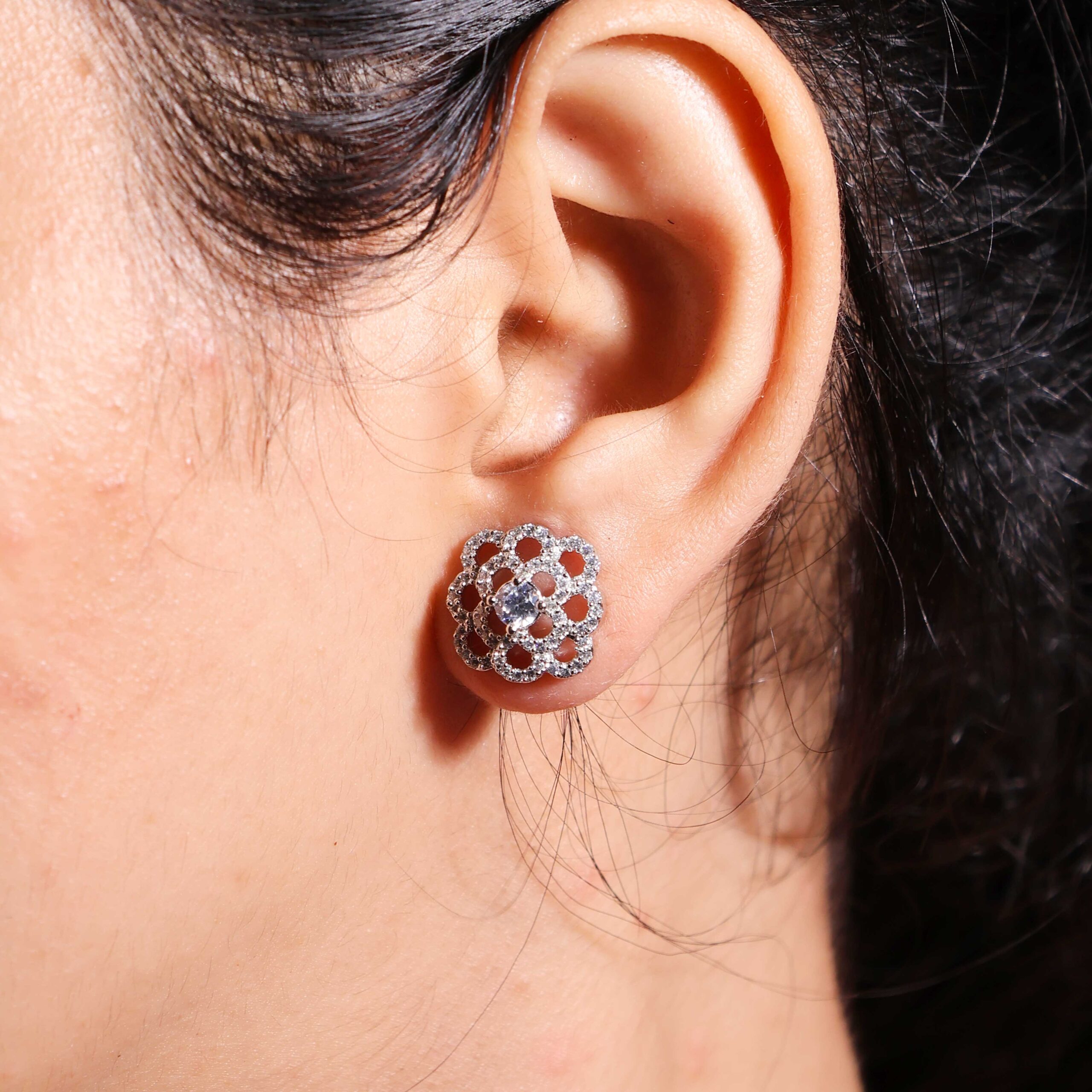 Twinkle Rosy Web Pendant Set/ Without Chain - Image 6