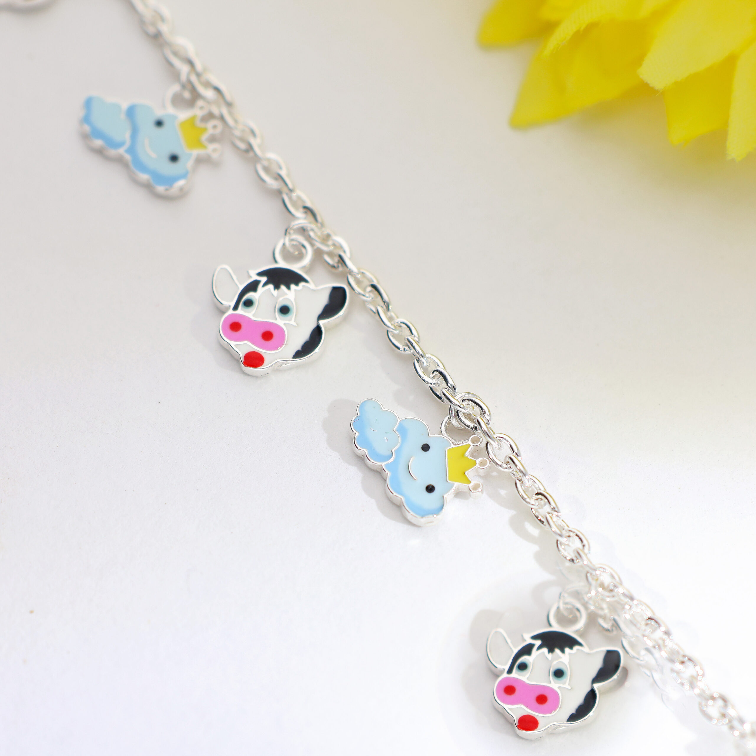Crown Cloud baby bracelet
