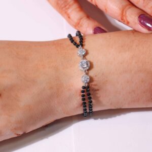 Circle Charm Mangalsutra ladies bracelet