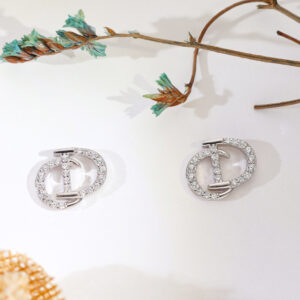 Interlock Halo Earrings