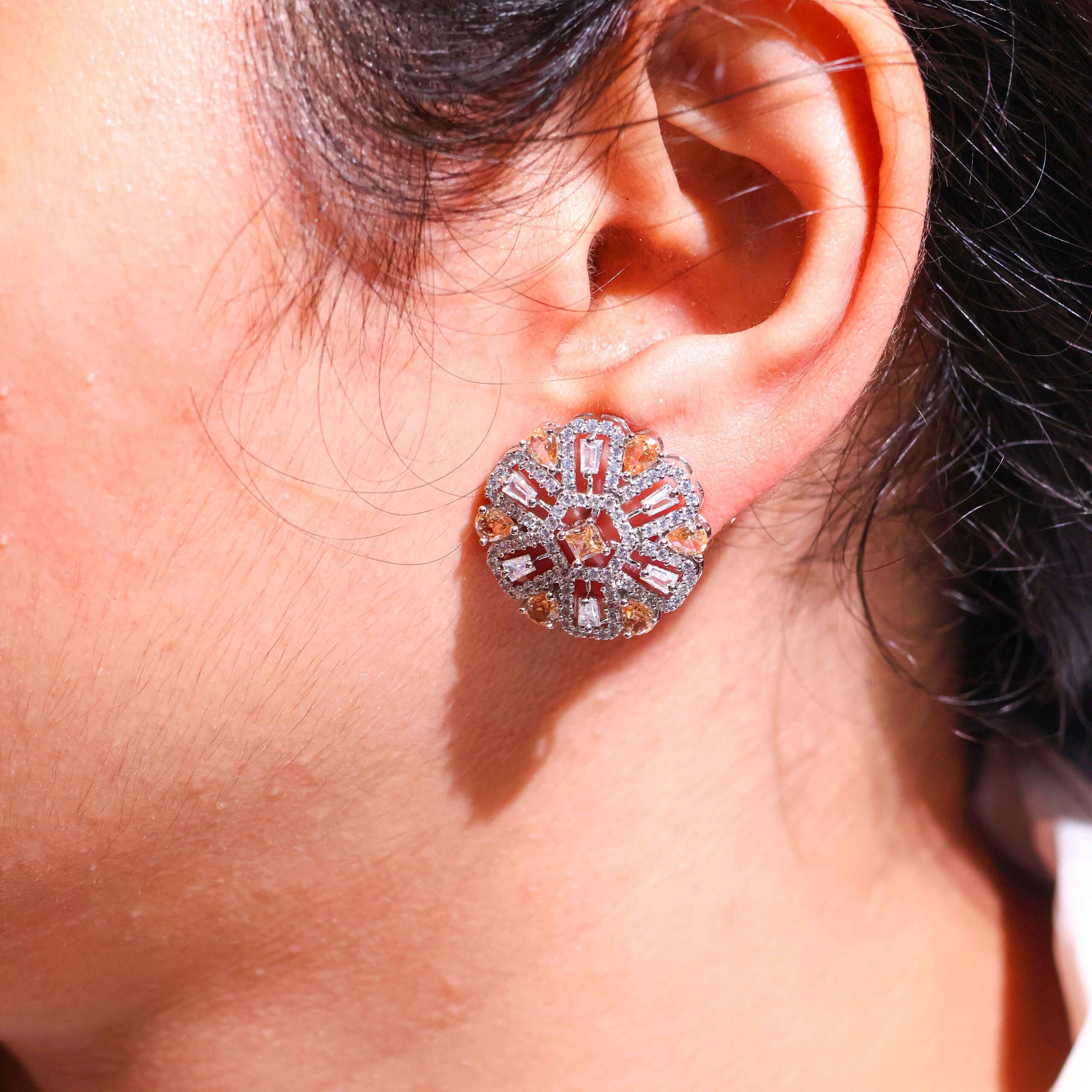 Mandala Glow Ladies Earring - Image 5