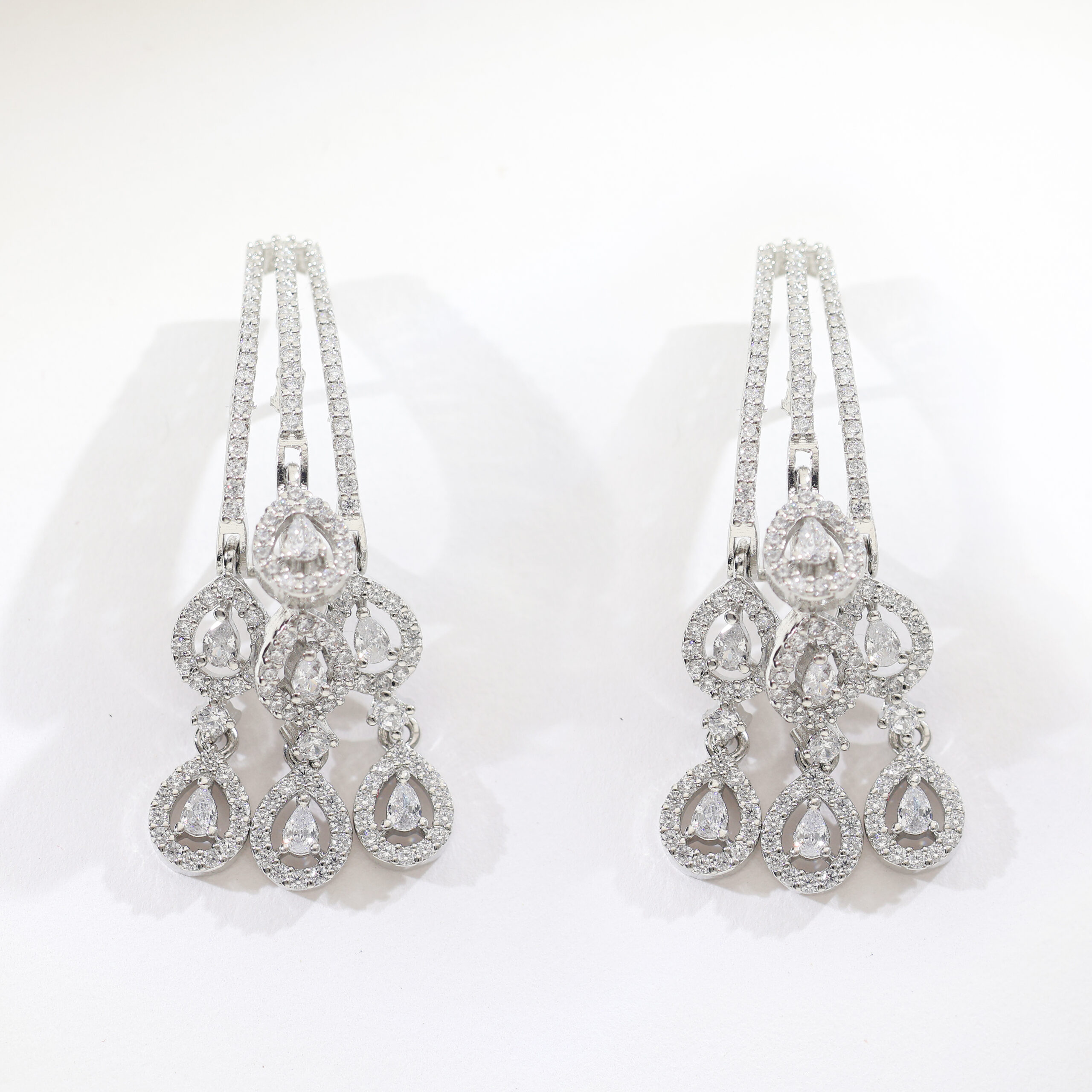 Waterfall Teardrop Ladies Earring - Image 2