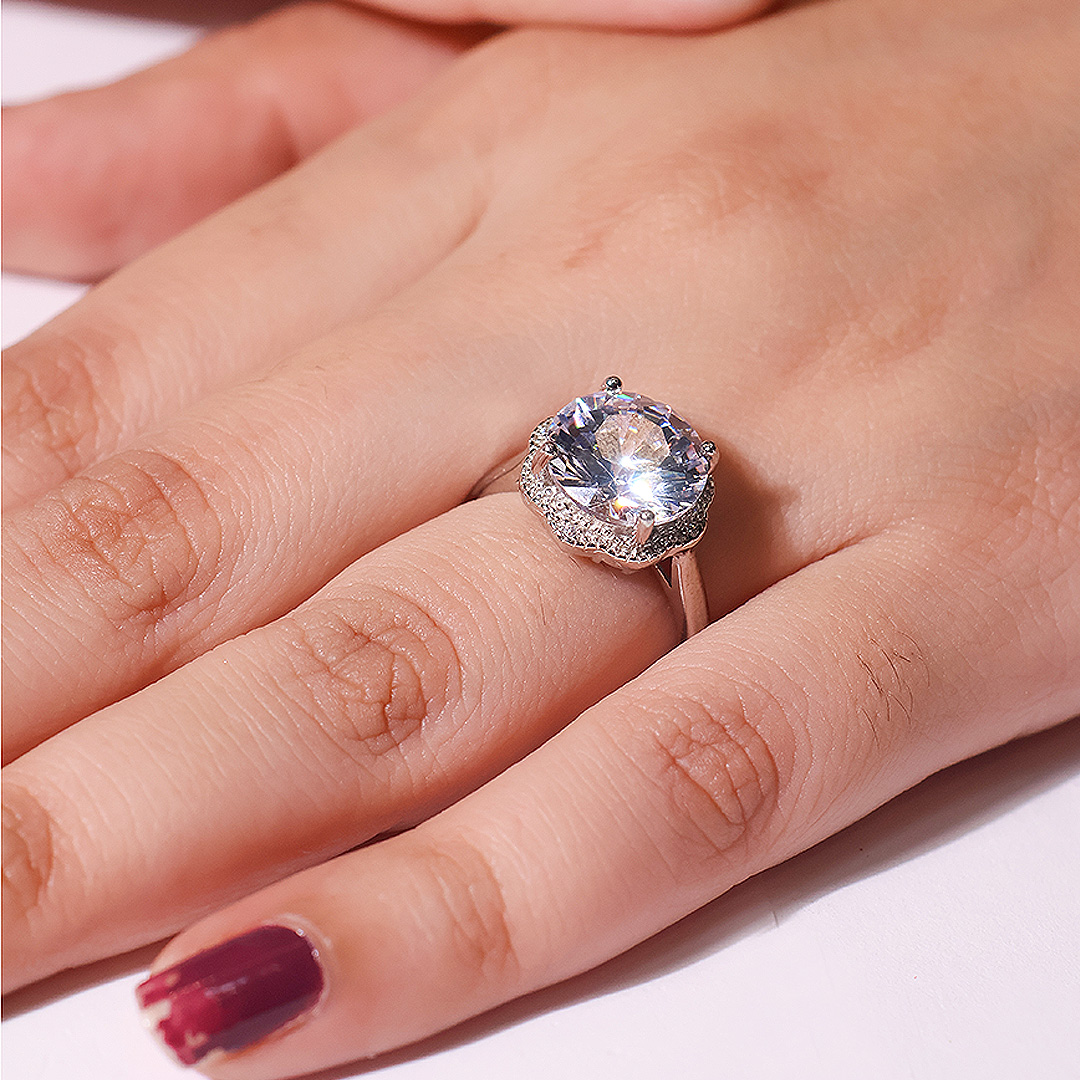 Starlight Bloom ladies ring