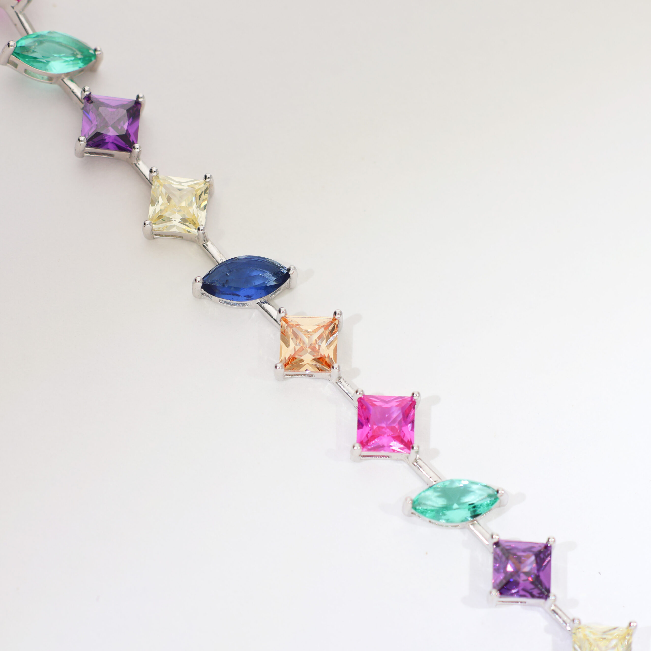Rainbow Prism Line Girlish Bracelet - Image 2