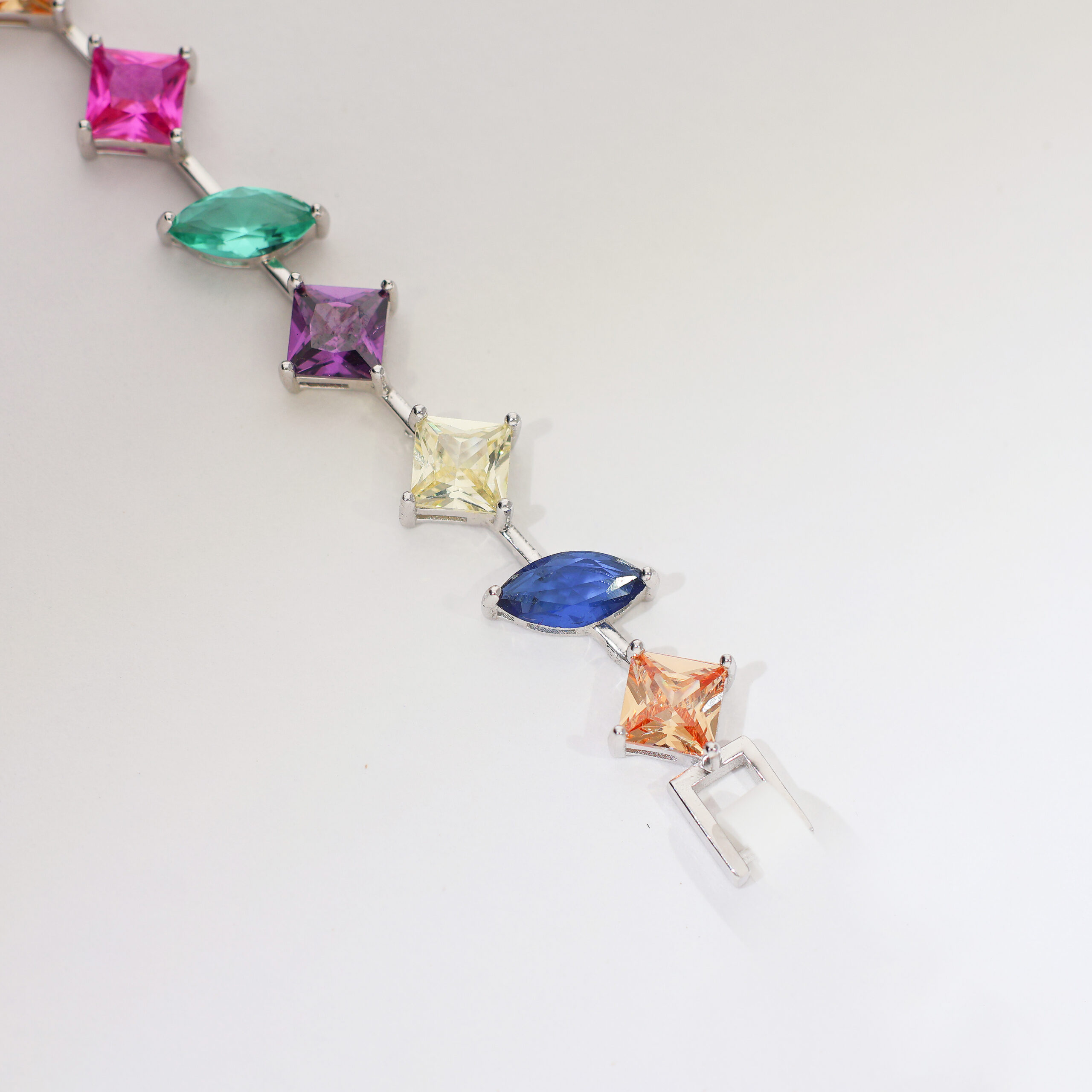 Rainbow Prism Line Girlish Bracelet - Image 3