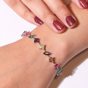 Rainbow Prism Line Girlish Bracelet