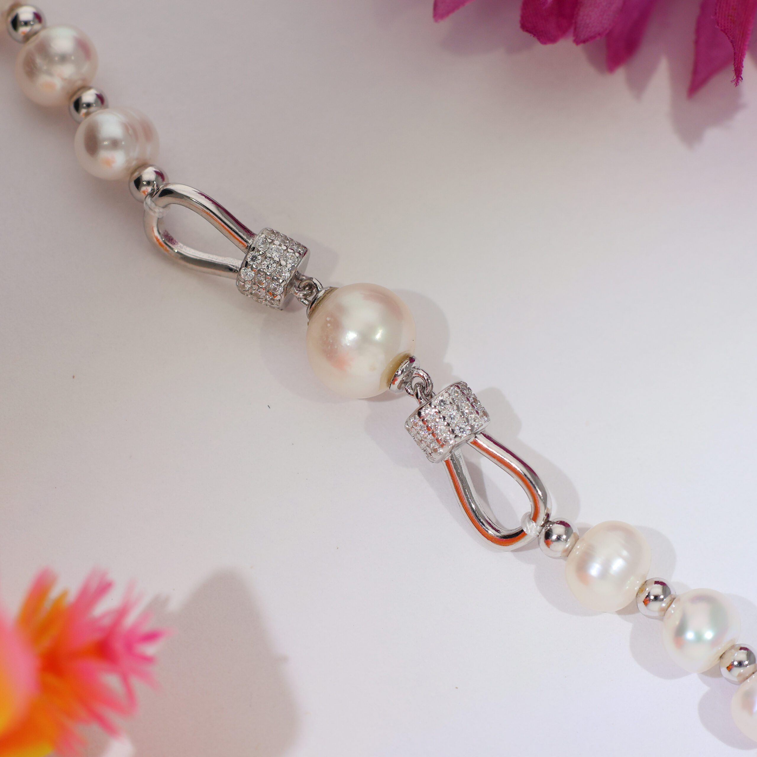 Blossom Pearl Bead Girlish Bracelet - Image 4