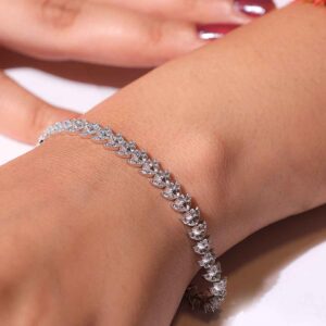 Frosted Petal Line Girlish Bracelet