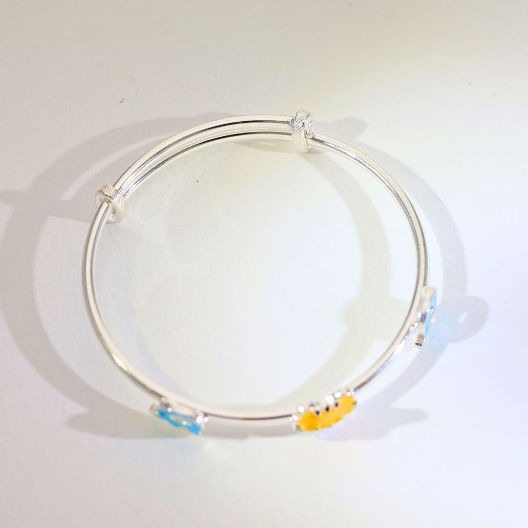 Tiny Tiger & Blue Elephant baby kangan - Image 5