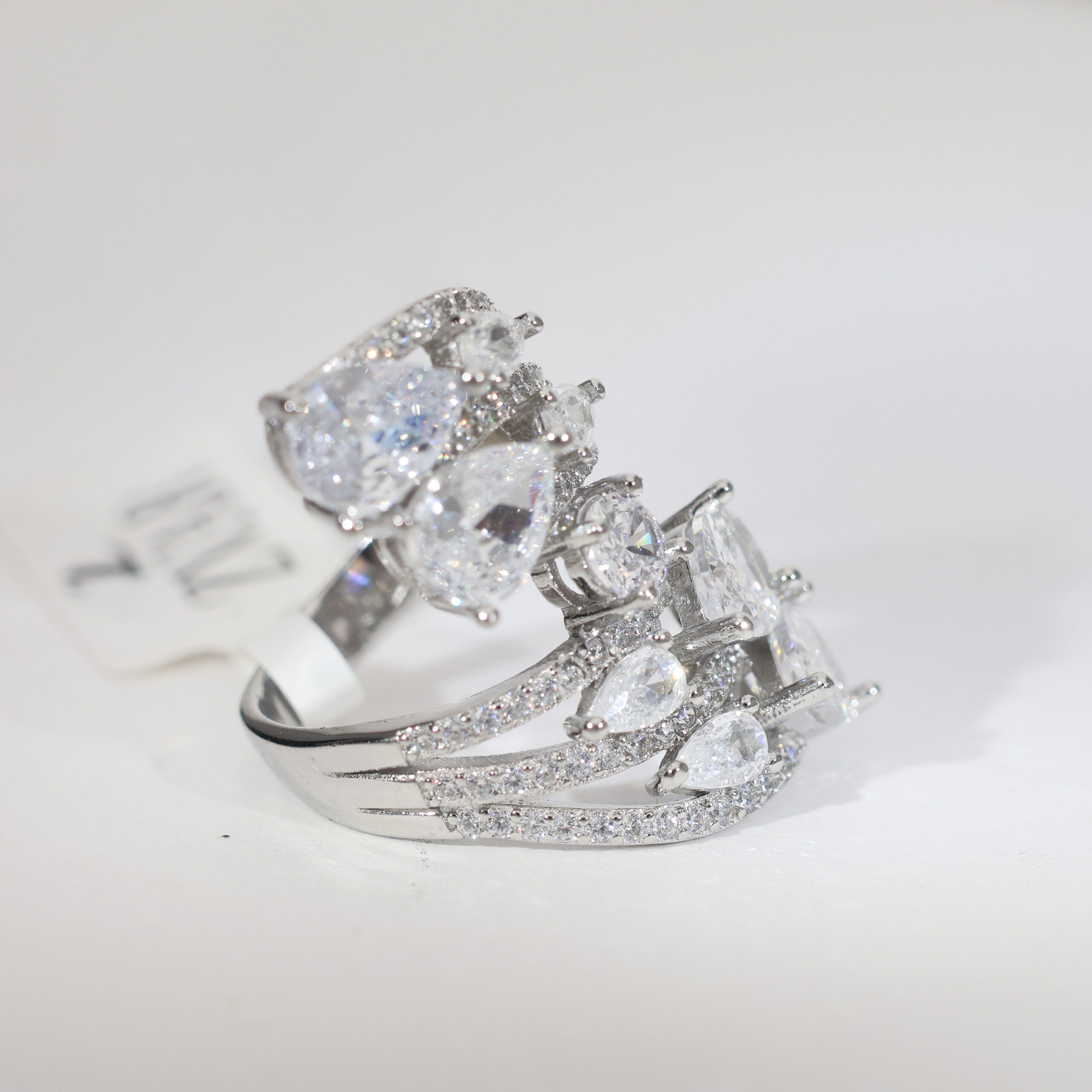 Pearluxe WaveBand Ladies Ring - Image 3