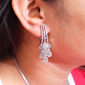 Waterfall Teardrop Ladies Earring