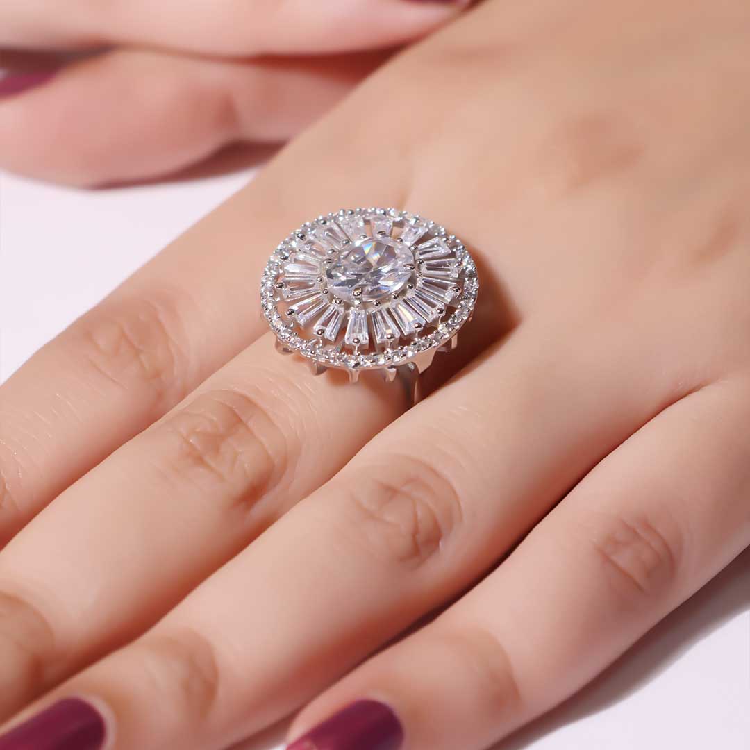 Starlight Crown Ladies Ring
