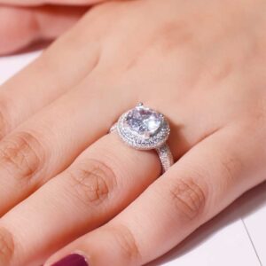 Eternal Halo Ladies Ring