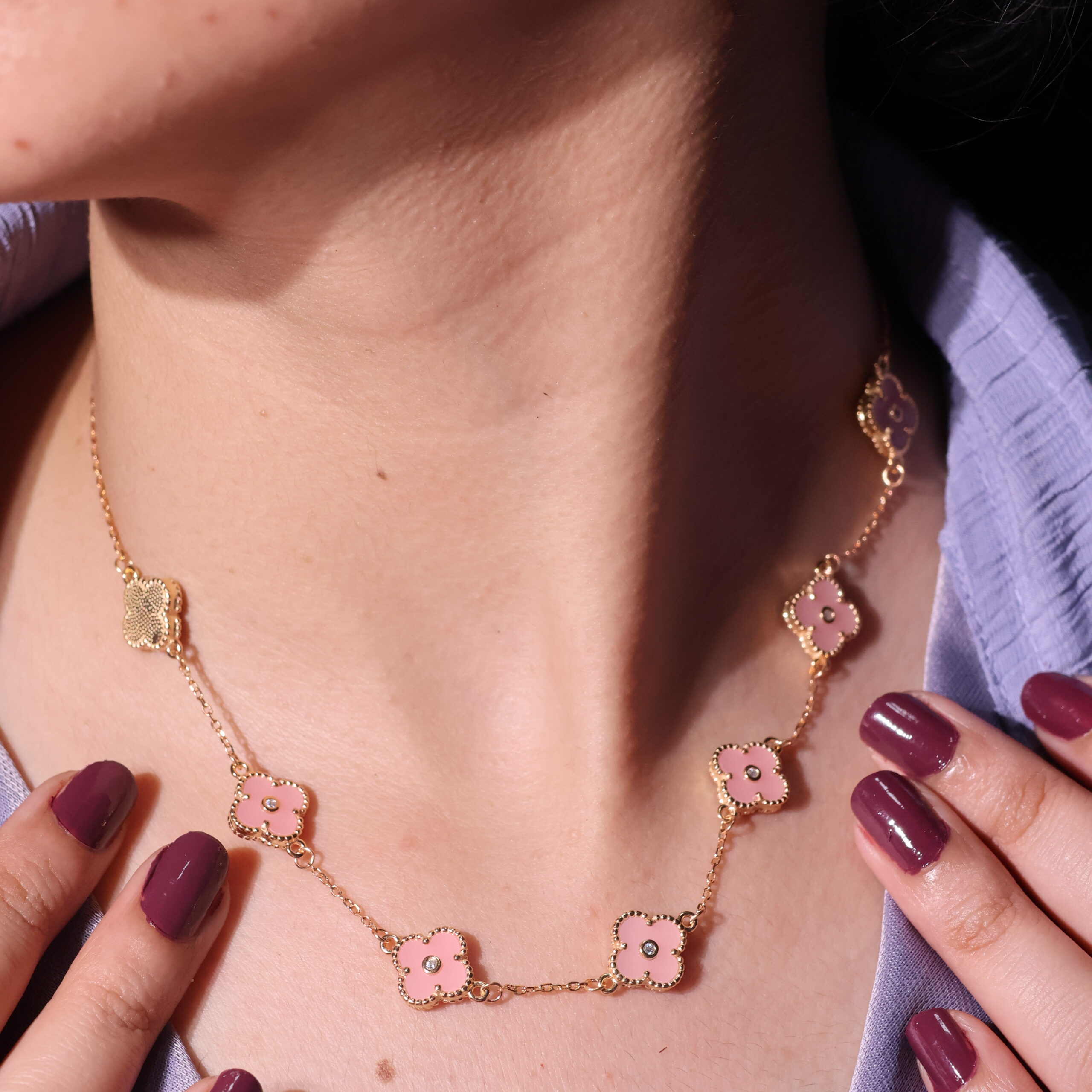 Pink Petal Station ladies chain