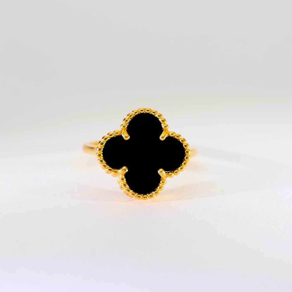 Midnight Clover ladies ring - Image 2