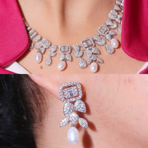 Pearl Leaf Radiance necklace set