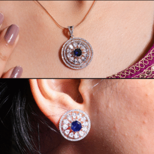 Scarlet Radiance Pendant Set/ Without Chain