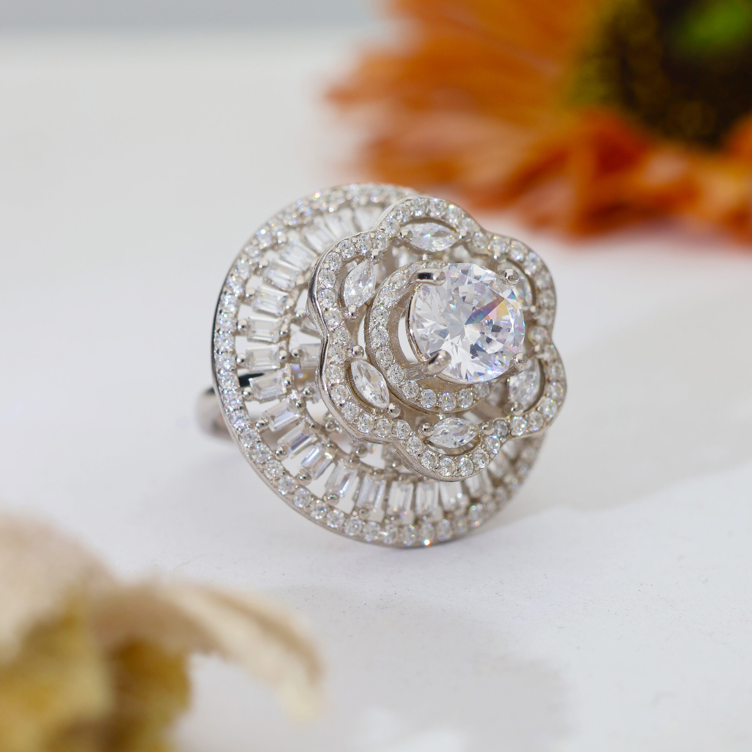 Starlight Crown Ladies Ring