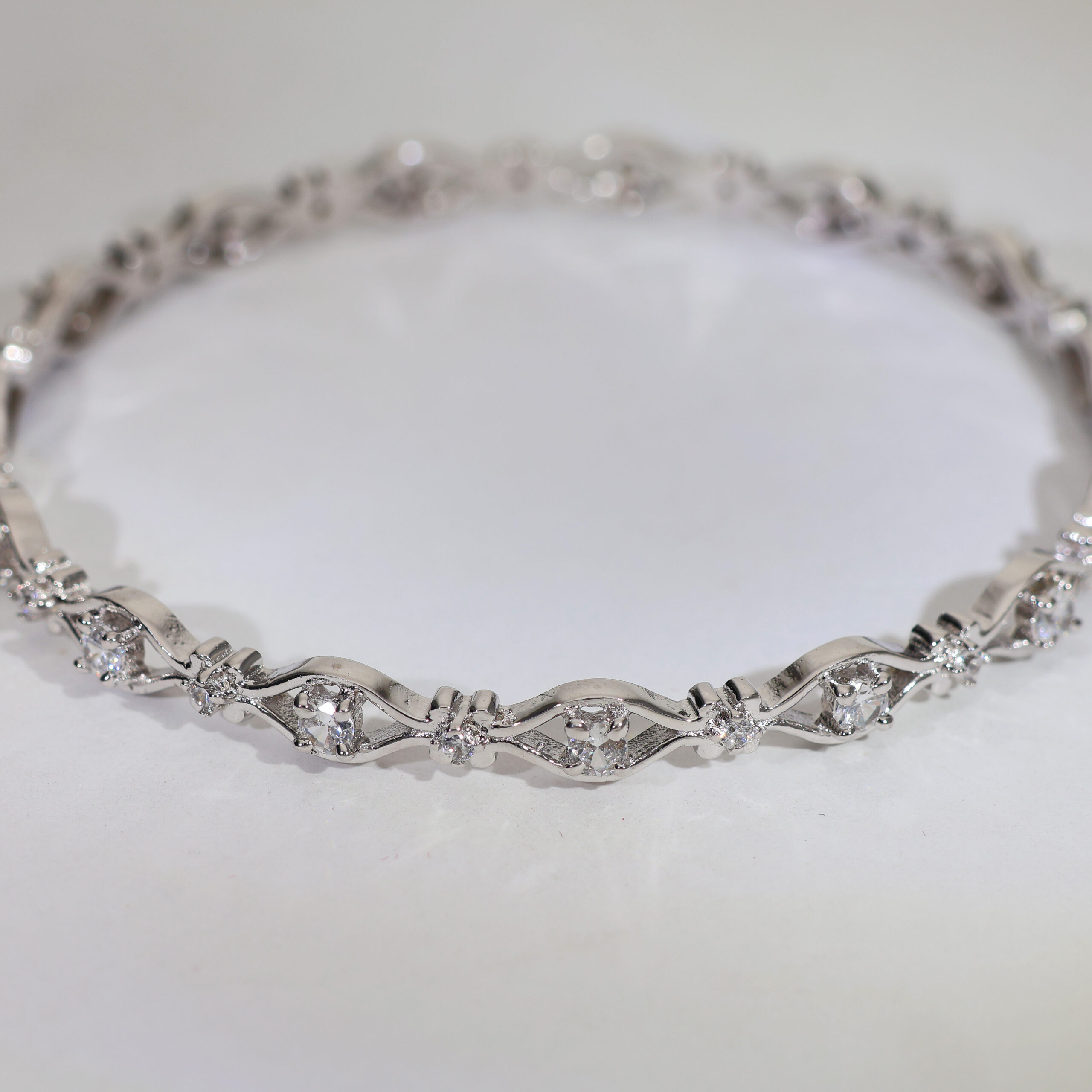 Snowflake Shine Ladies Bangles - Image 3