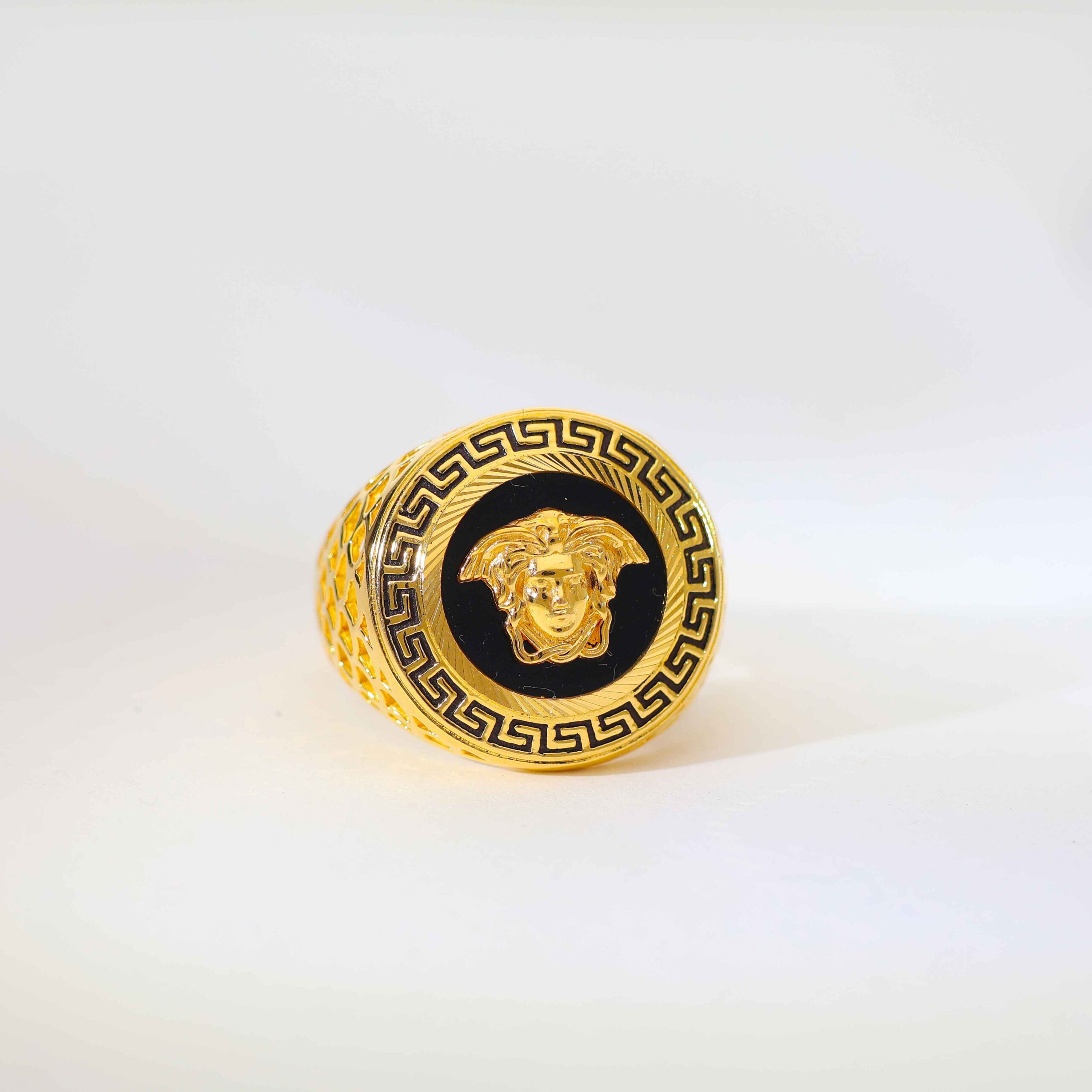 Imperial Emblem Gents Gold Ring - Image 2
