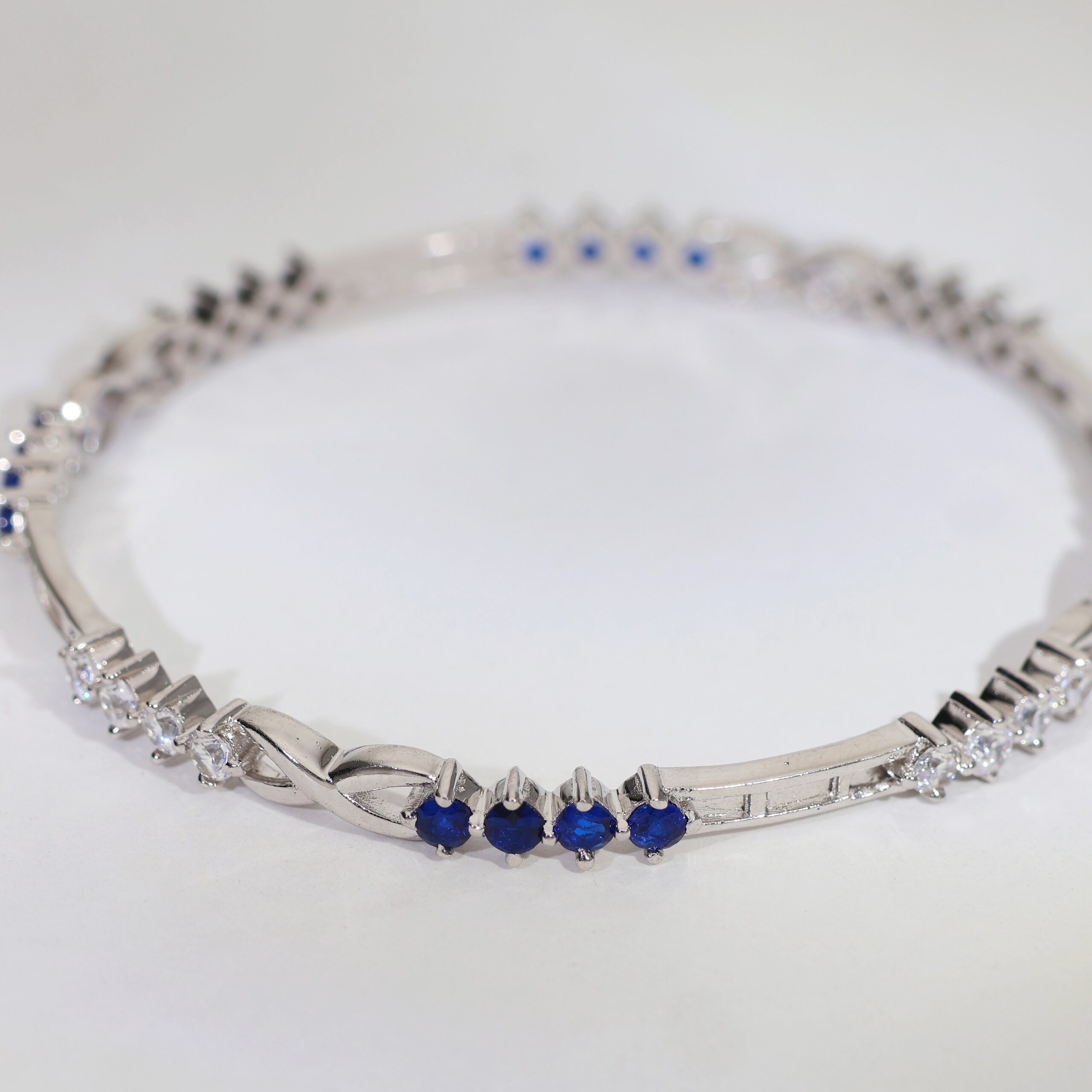 Blue Infinity Ladies Bangles - Image 3