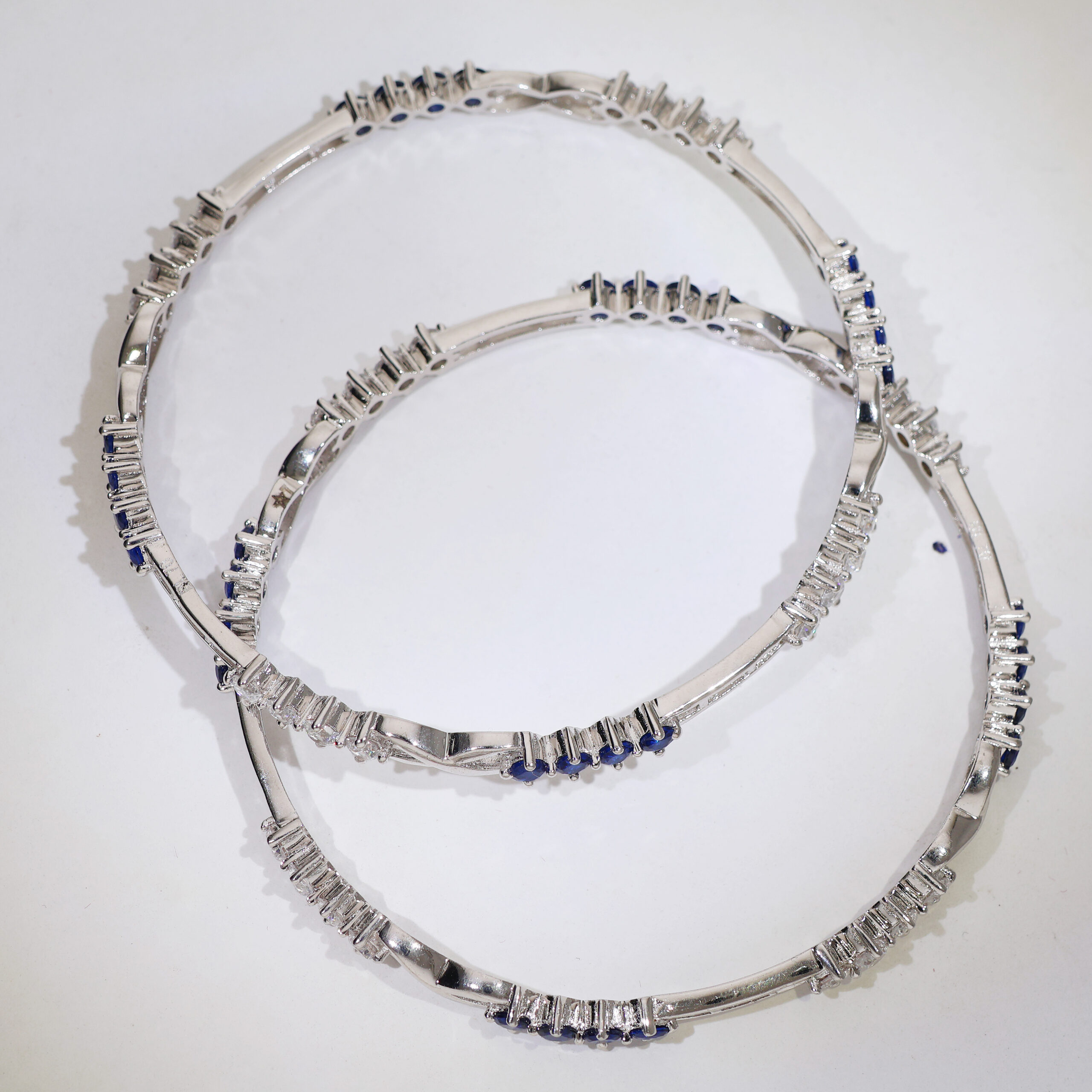 Blue Infinity Ladies Bangles - Image 4